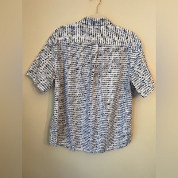 Jack Threads Men's collared button down blue and white design Size XL - Picture 3 of 5